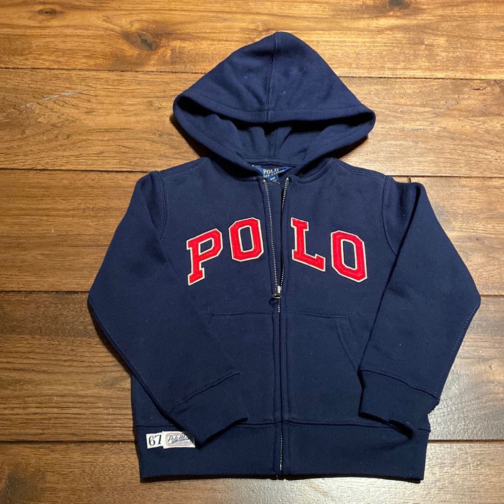 POLO hoodie size 4/4T boys.